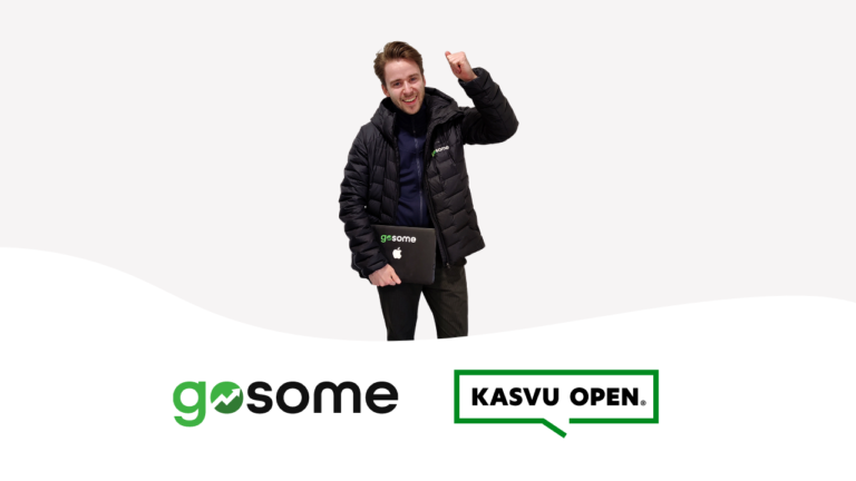 GOsome on mukana Kasvu Openissa!